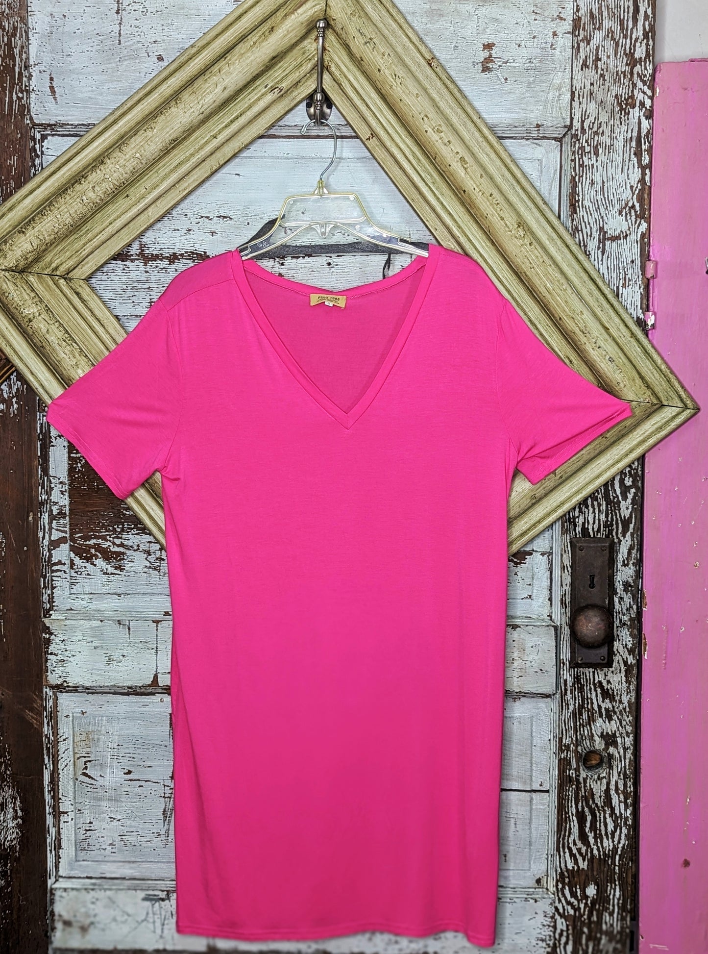 Piko V-neck Long Basic Tee