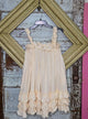 Jaded Gypsy Tan Ruffle Dress