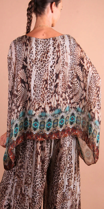 Seta Boho Print Kaftan