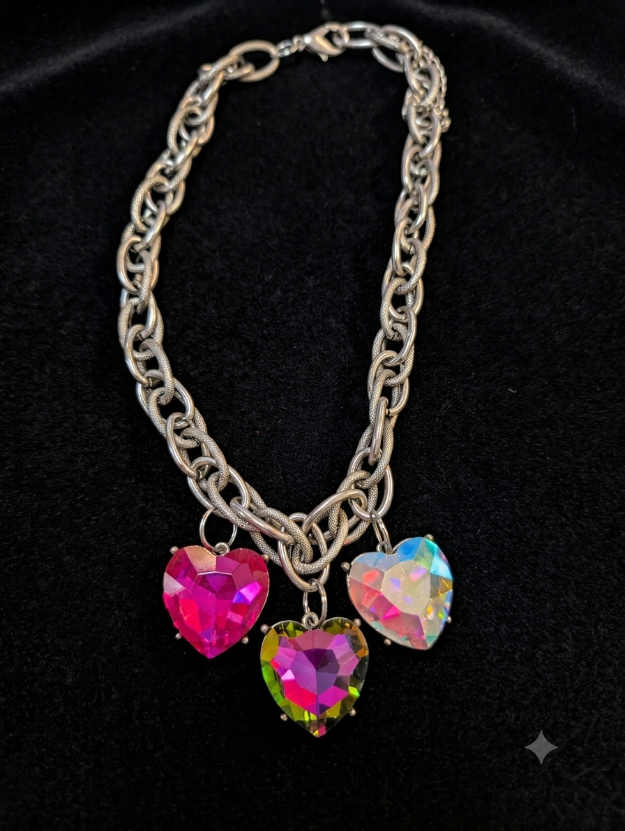 Alice from Dallas Heart Charm Necklace
