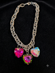 Alice from Dallas Heart Charm Necklace