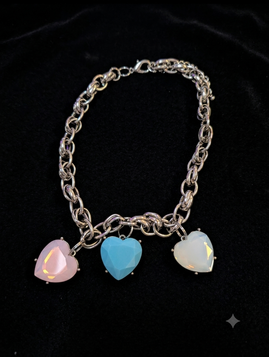 Alice from Dallas Heart Charm Necklace
