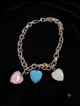 Alice from Dallas Heart Charm Necklace