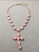 Alice from Dallas Crystal Cross Necklace