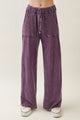 Jher Eggplant Wide Leg Pant