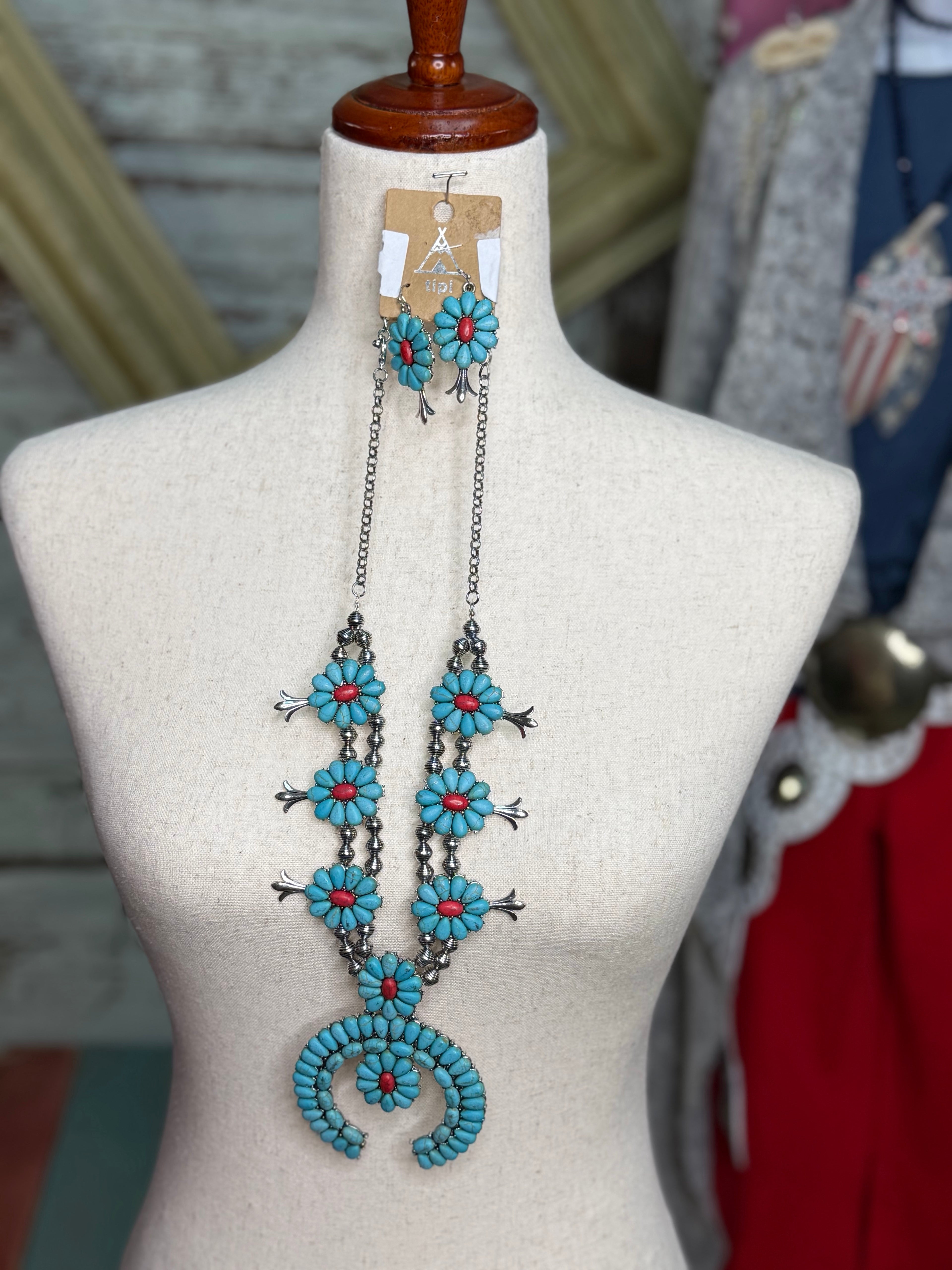 Squash Flower necklace