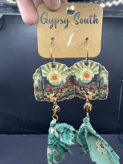 Pre-order Gypsy South Canyon Dangle fringe earrings