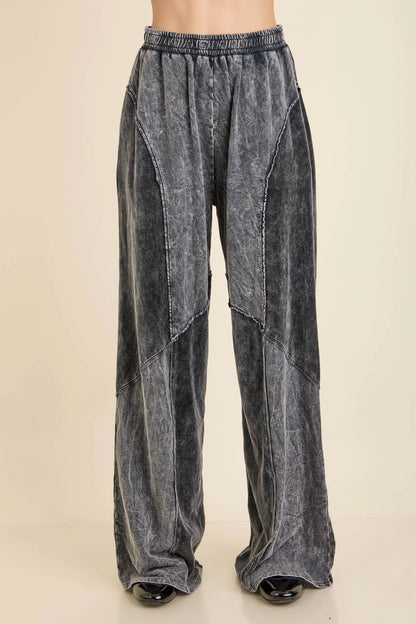 Jher Ashed Washed Black Pants