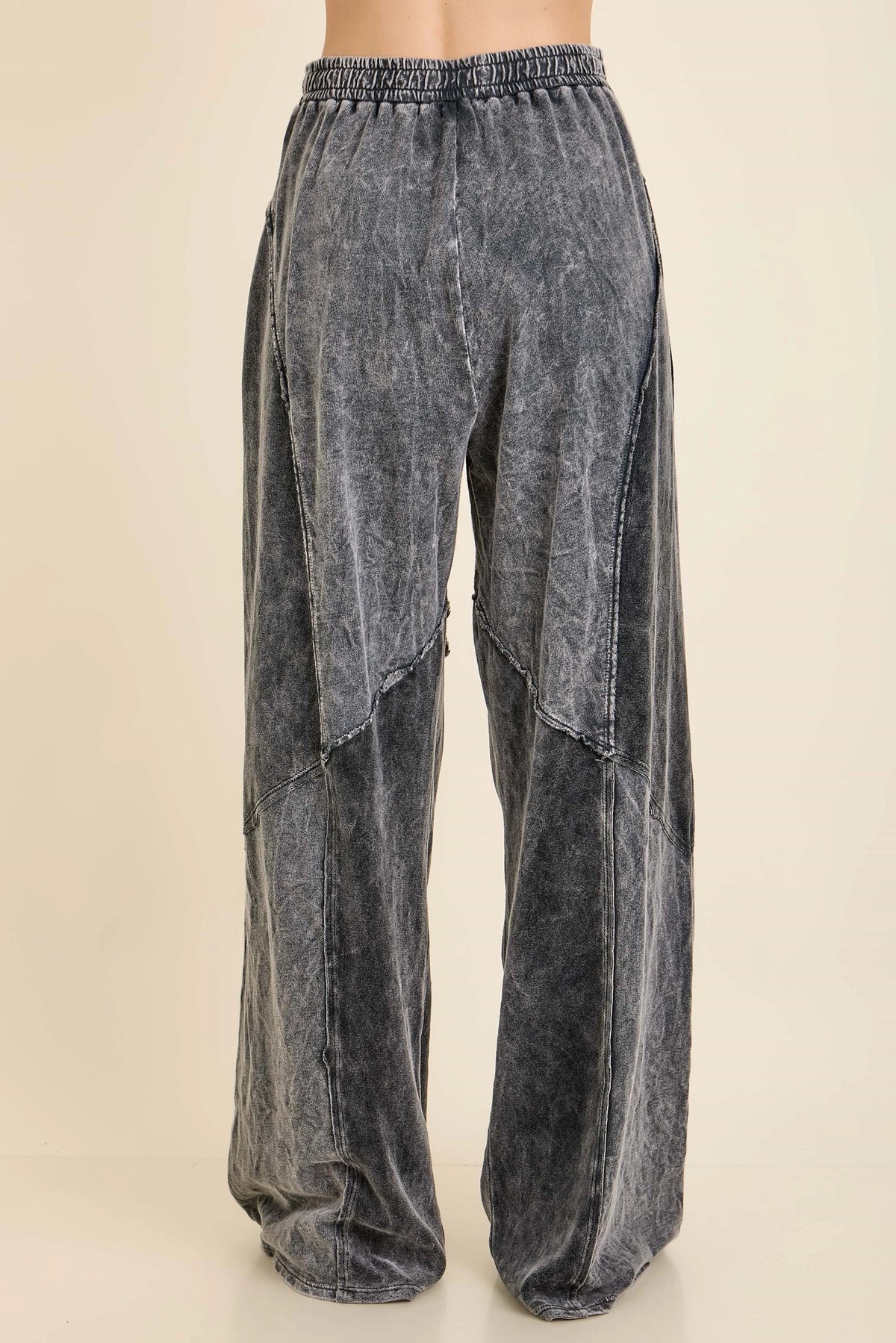Jher Ashed Washed Black Pants