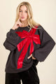Jher Bow Black Sweatshirt