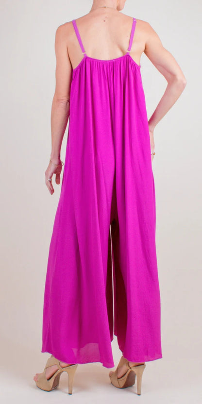 Spaghetti Strap Wide-Leg Jumpsuit