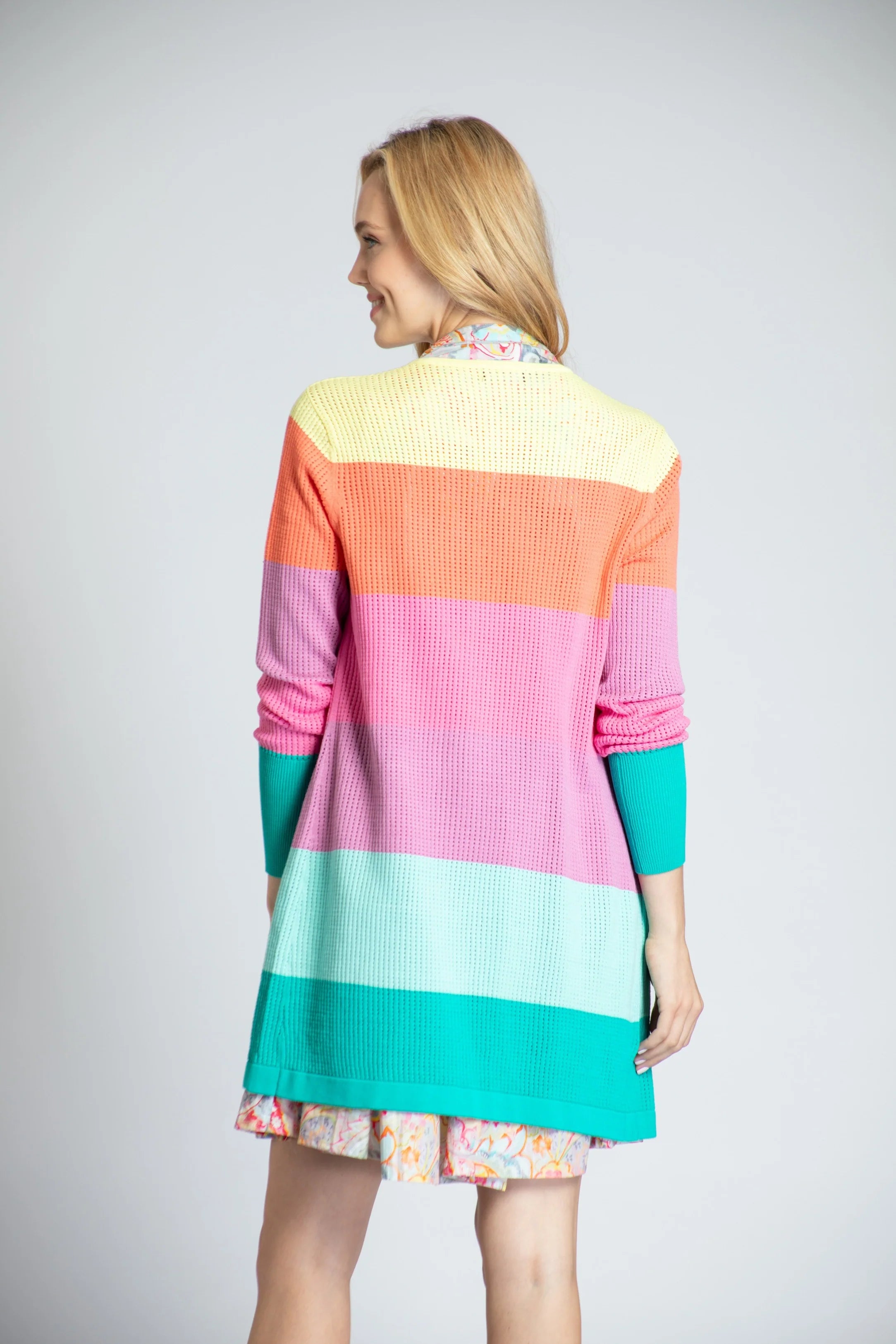 Rainbow Stripe Cardigan