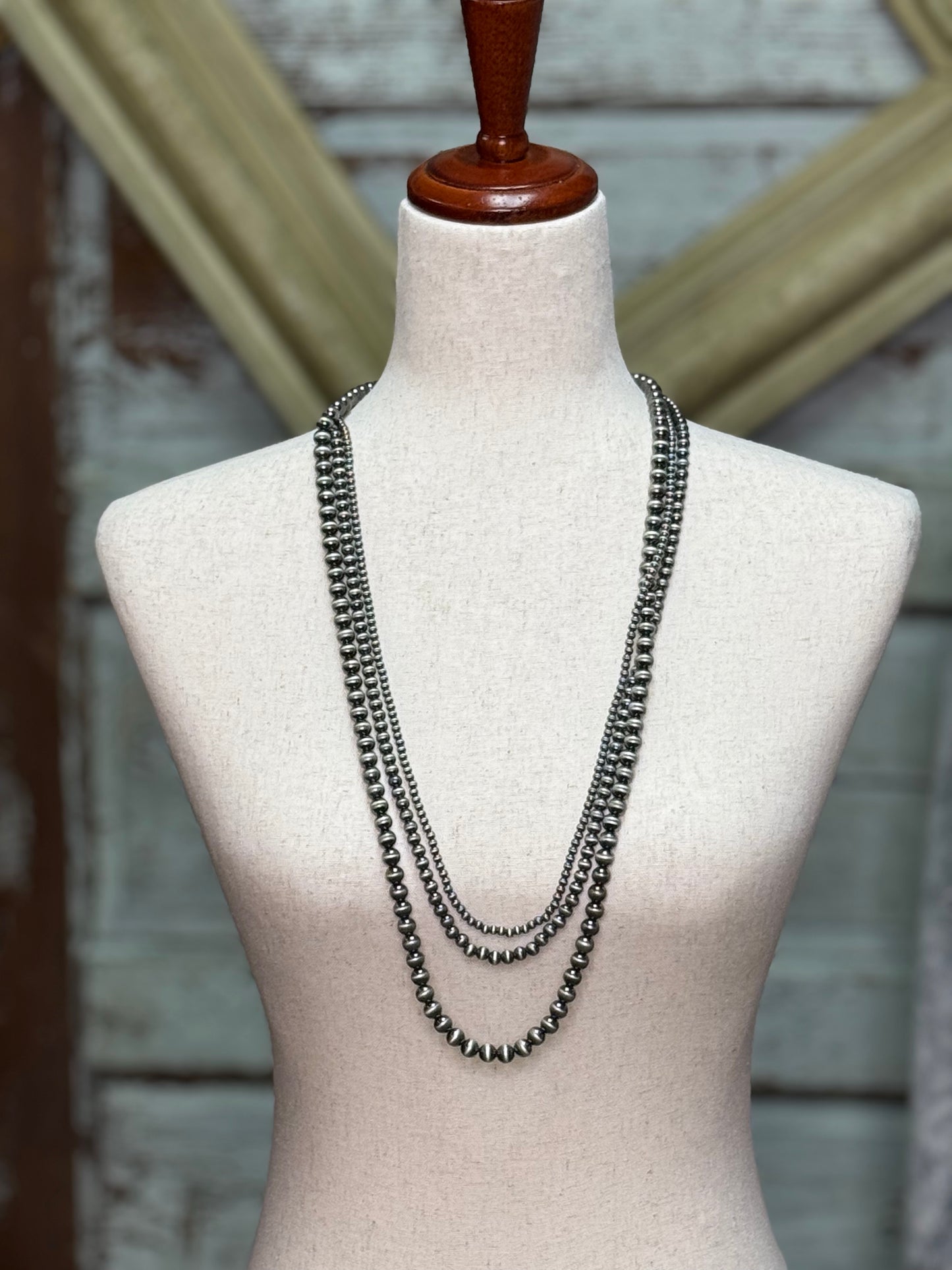 Grey Beads NeckLACE