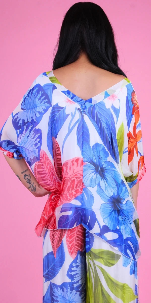 GiGi Moda Lizane Tropical Print Blouse