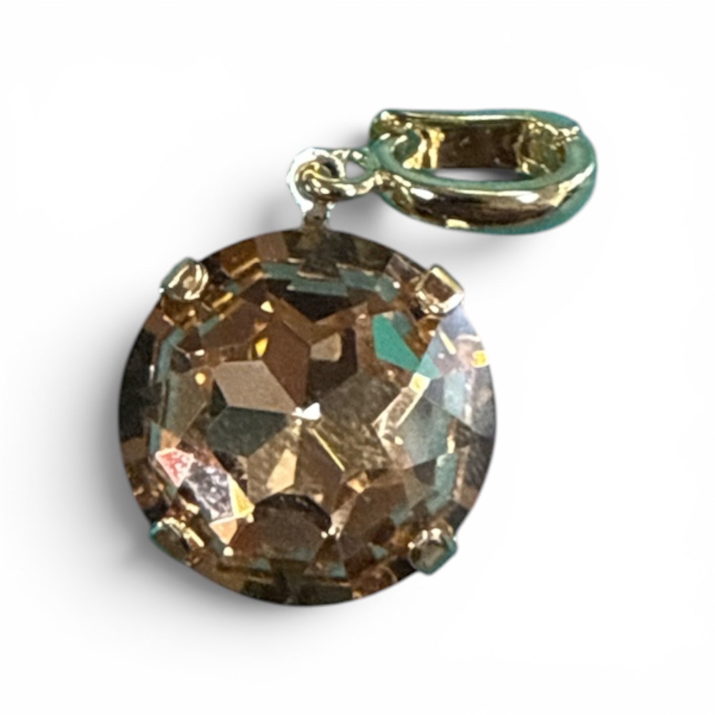 Australian Gold Crystal Charm
