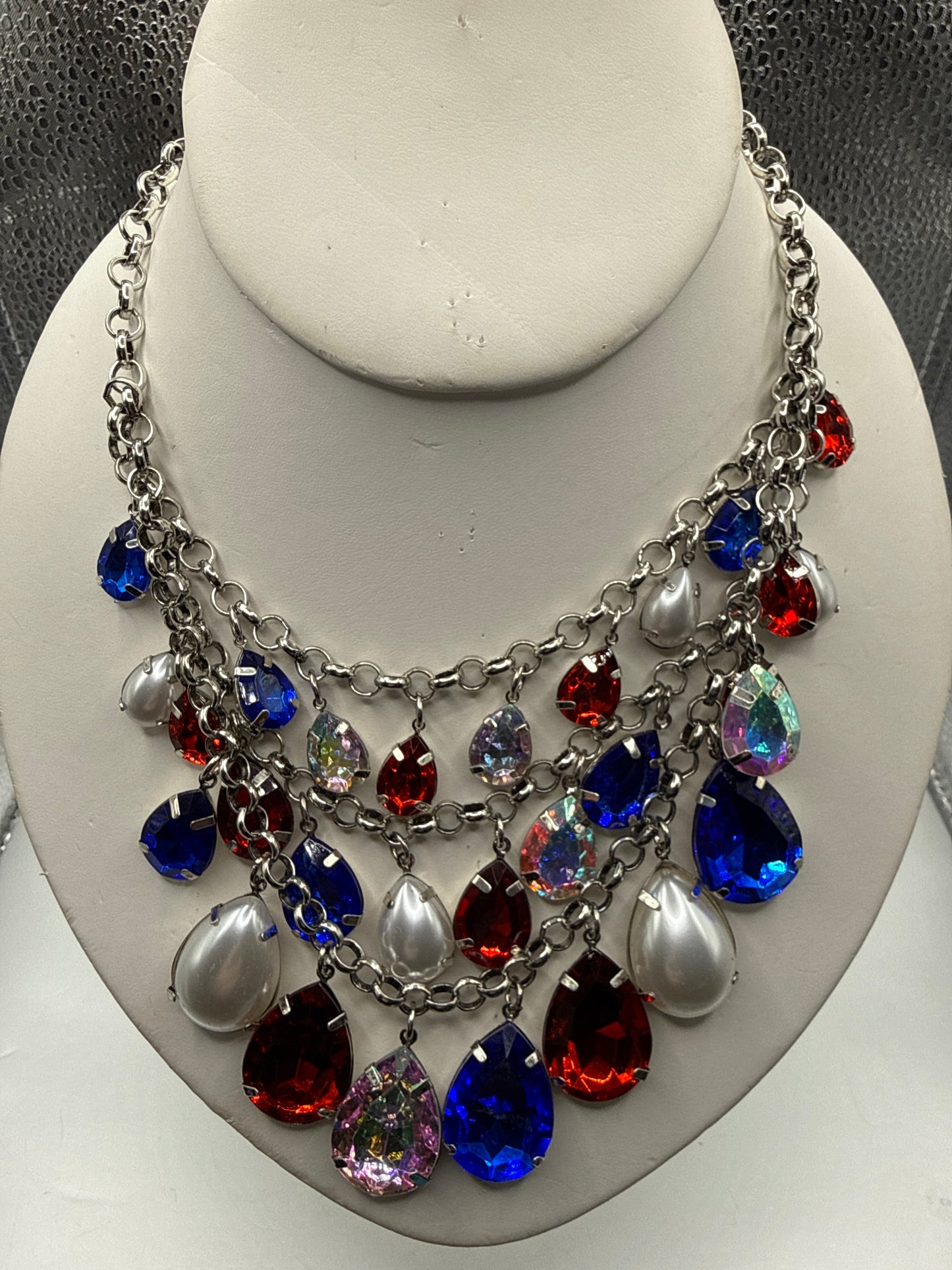 Alice TearDrop multi Strand Necklace