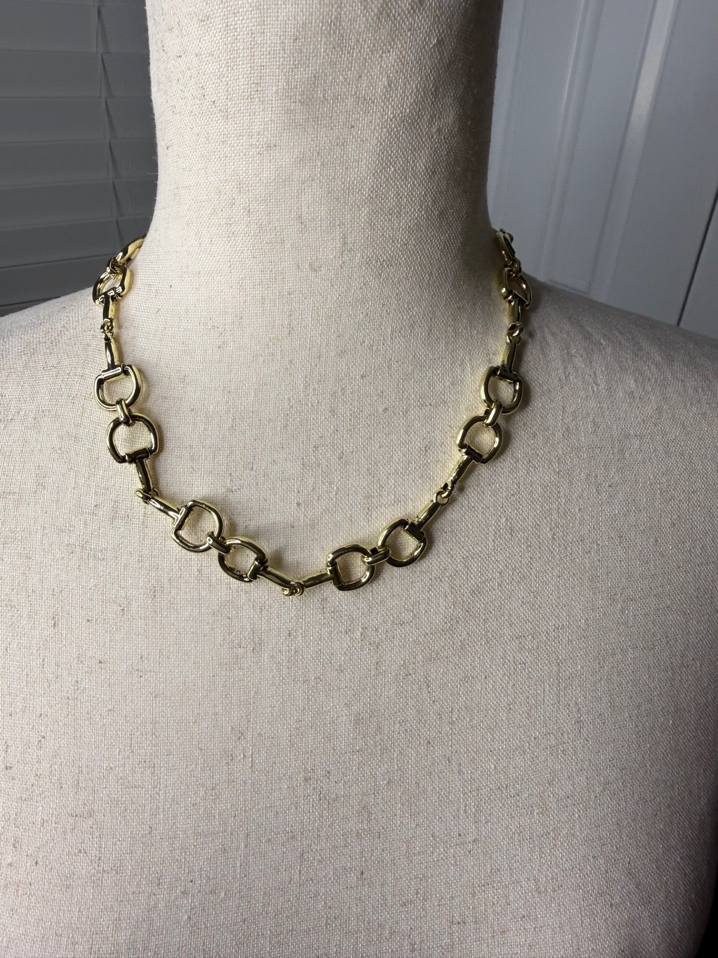 Alice from Dallas Short Horse Bit Necklace