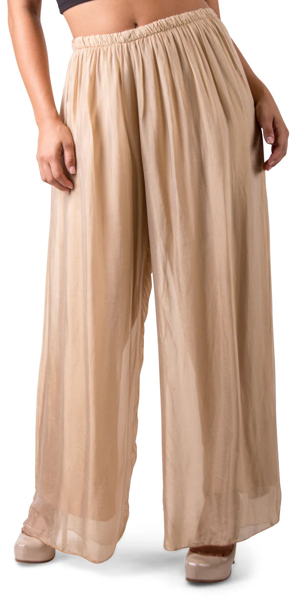 Silk Palazzo Pants