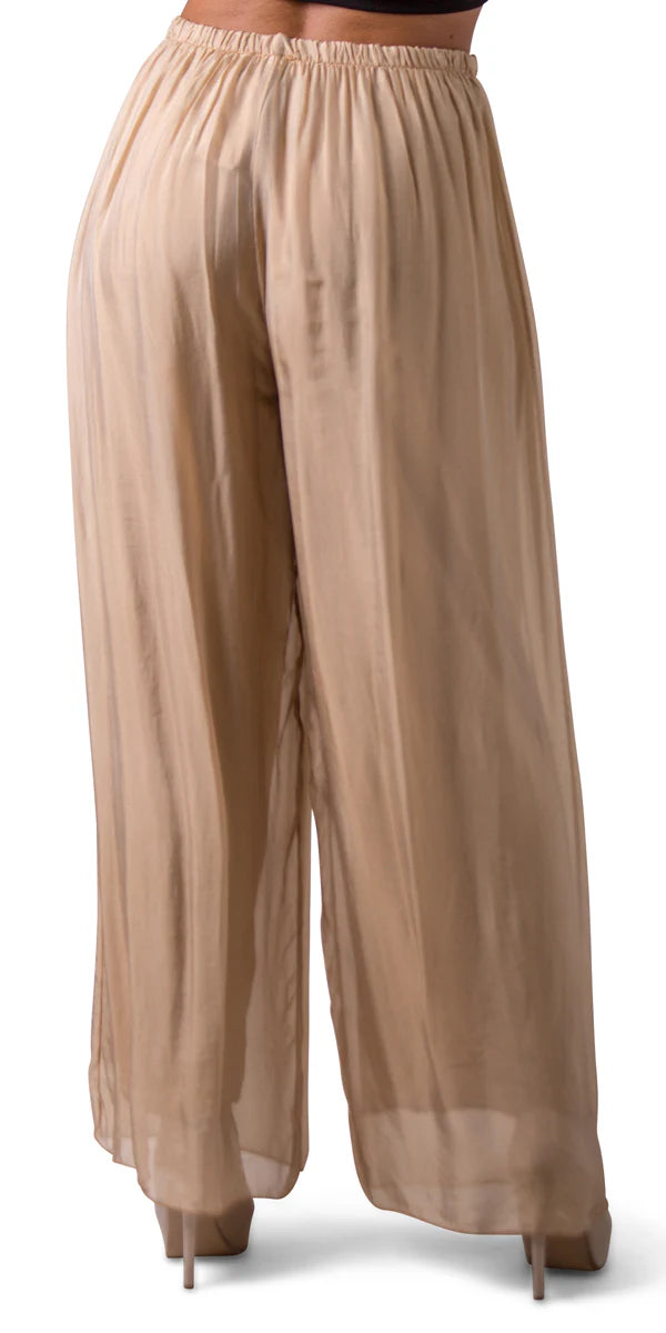 Silk Palazzo Pants