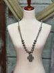 Long Cross Silver Neck