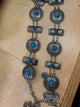 Circle and square concho belt