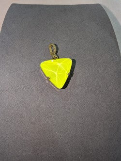 WaFa Triangle Charm in Neon Yellow
