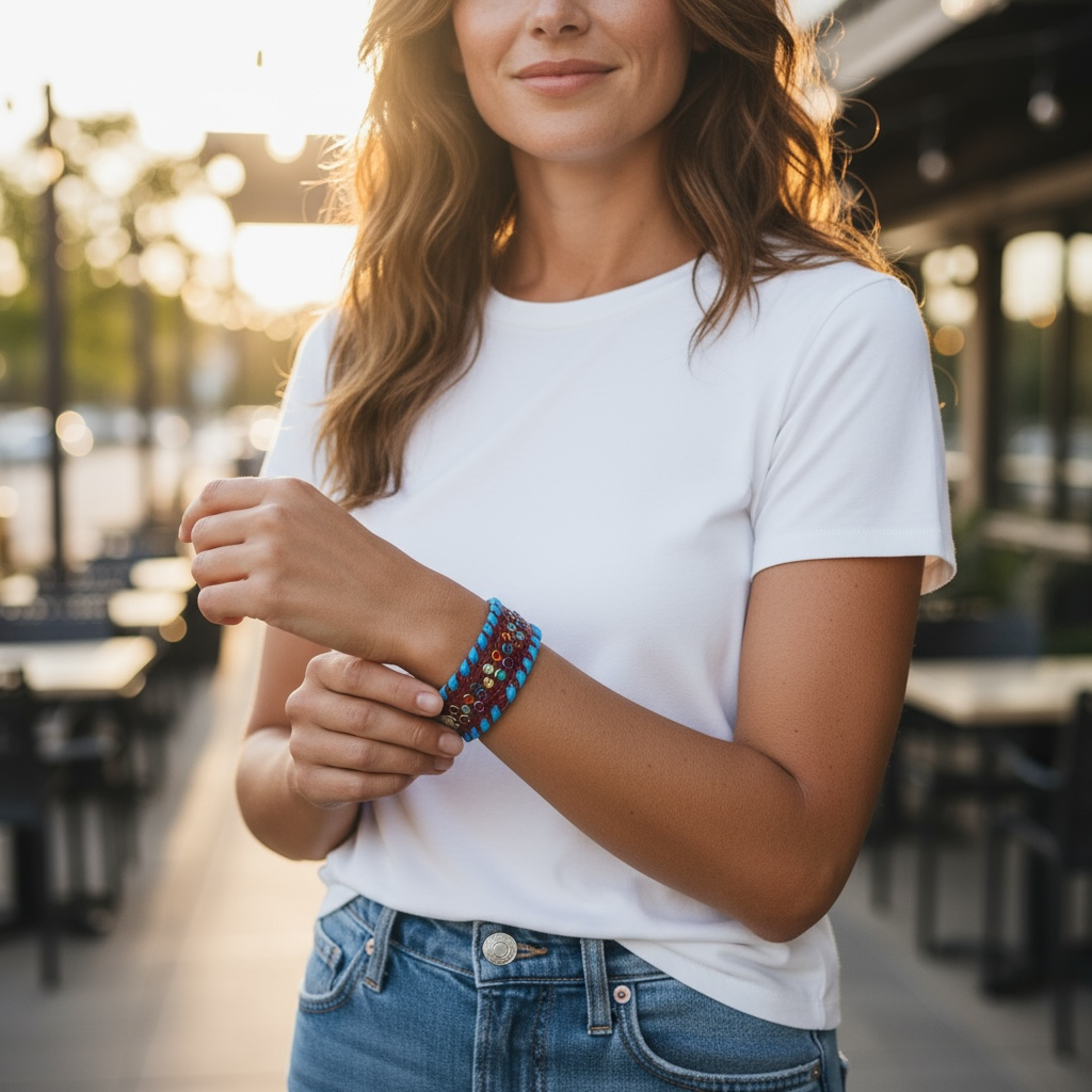 Kertman Snap Leather Bracelet