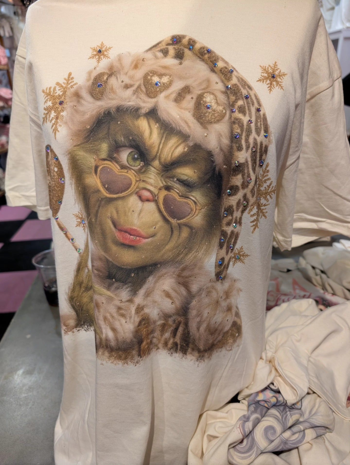 J.Coons Fashionable Grinch With Leopard