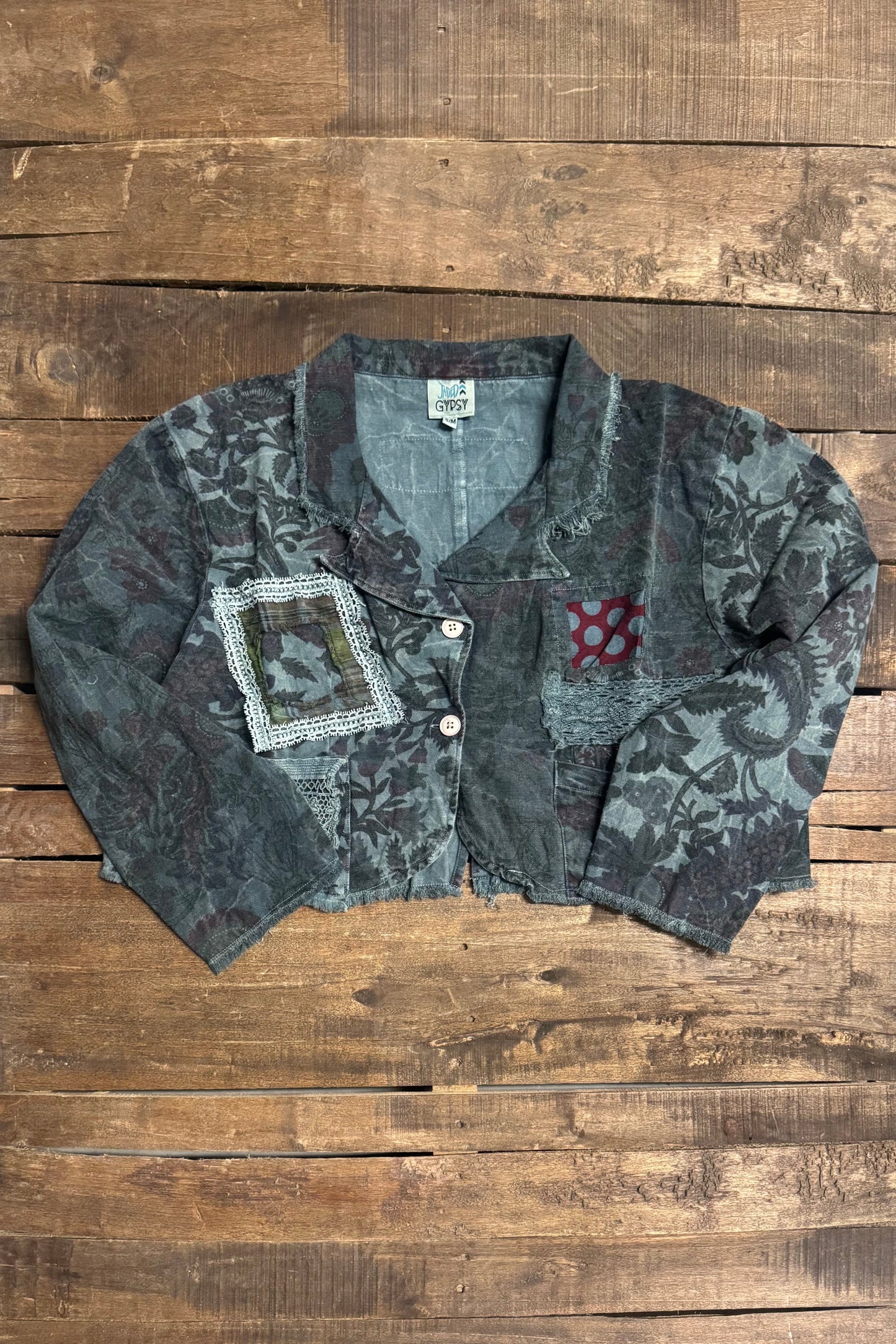 Jaded Gypsy  Painted Clover Jacket