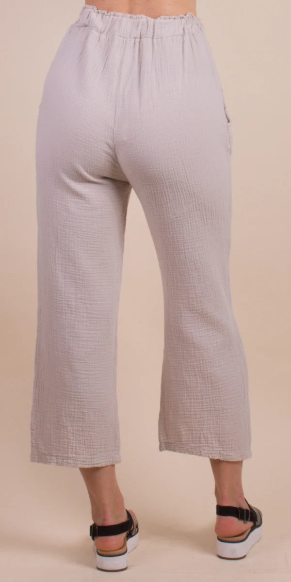 Waffle Cotton Pants