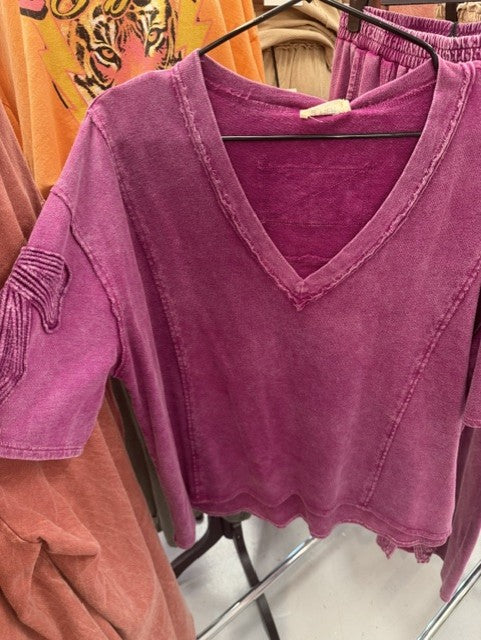 Pre-Order JHer Bow Sleeve Top #HT7250
