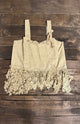 Jaded Gypsy Heirloom Heart Tank - Tea Stain