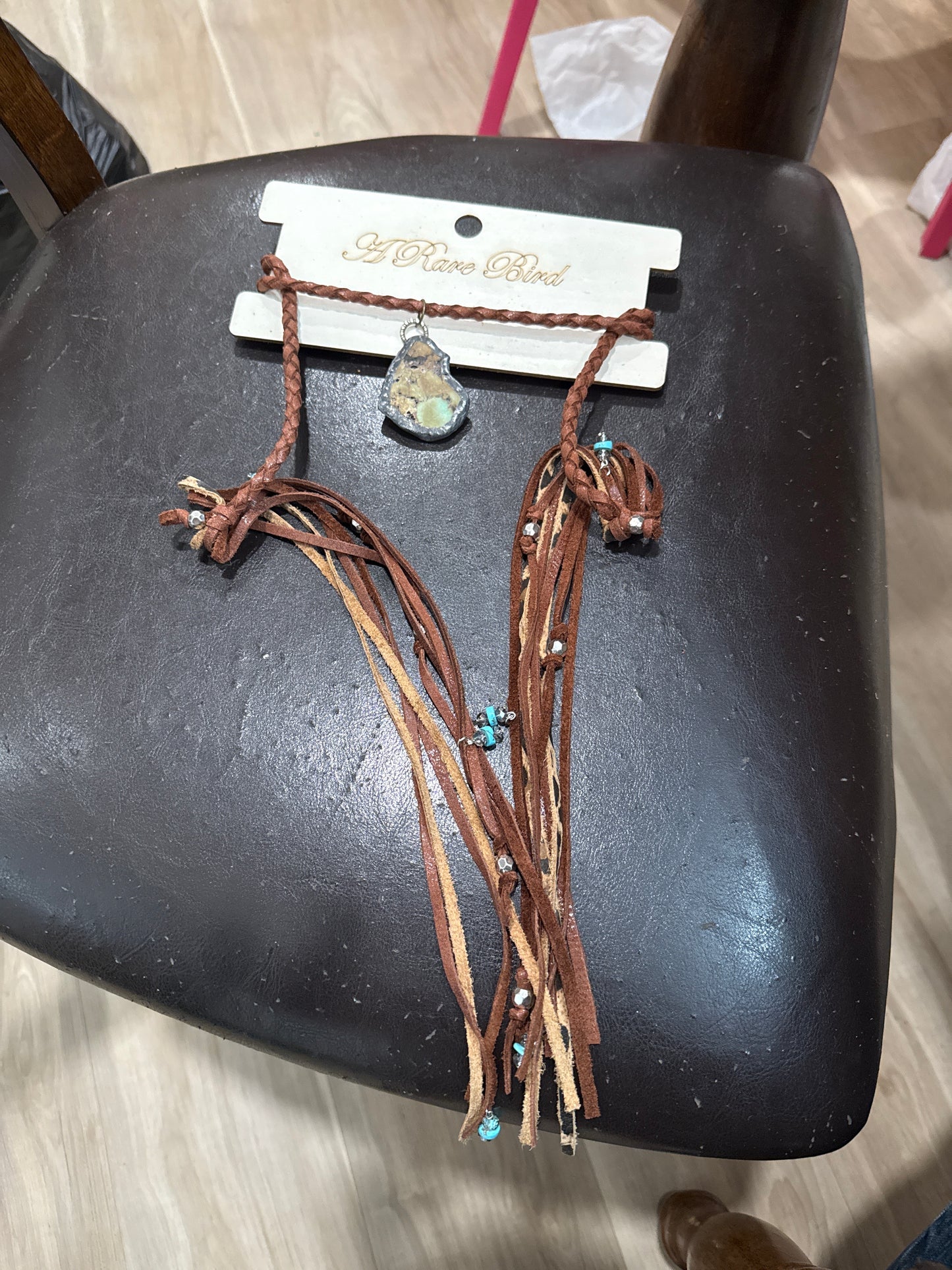 A Rare Bird Turqoise Chocker