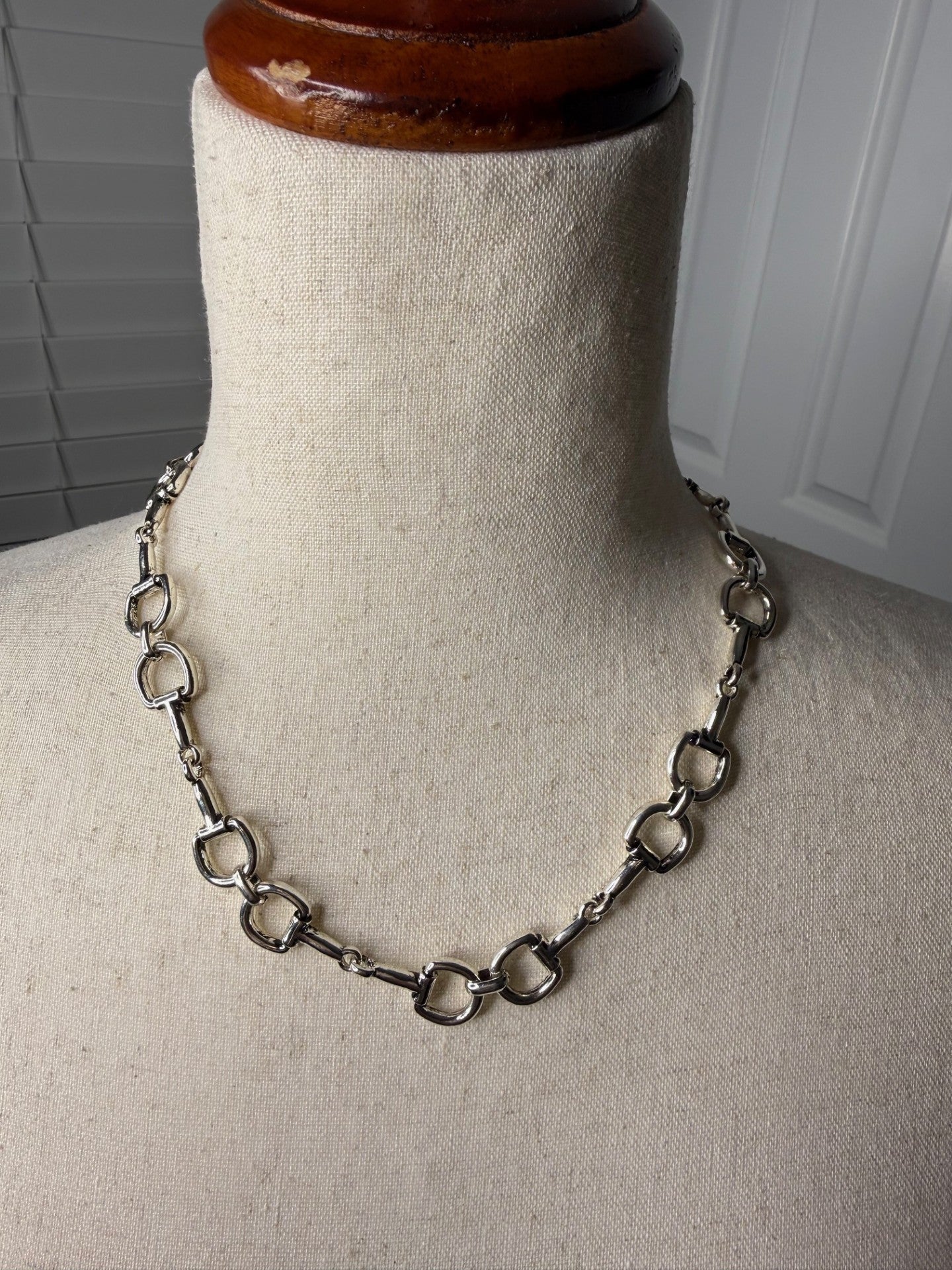 Alice from Dallas Short Horse Bit Necklace