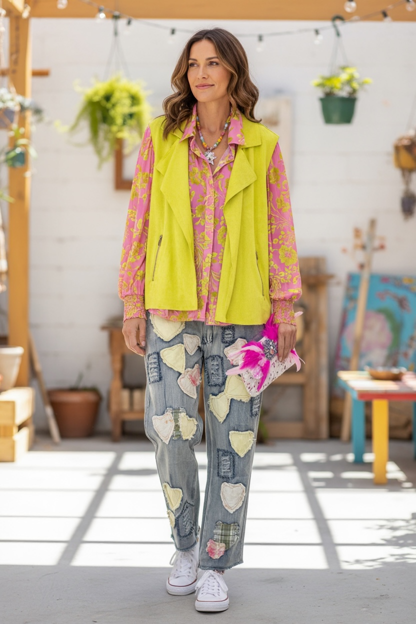 Turquoise Haven Pin Green Velvet Button Down