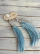 A Rare Bird Blue Feather Earrings