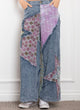 Blue Velvet Star Patched Pant