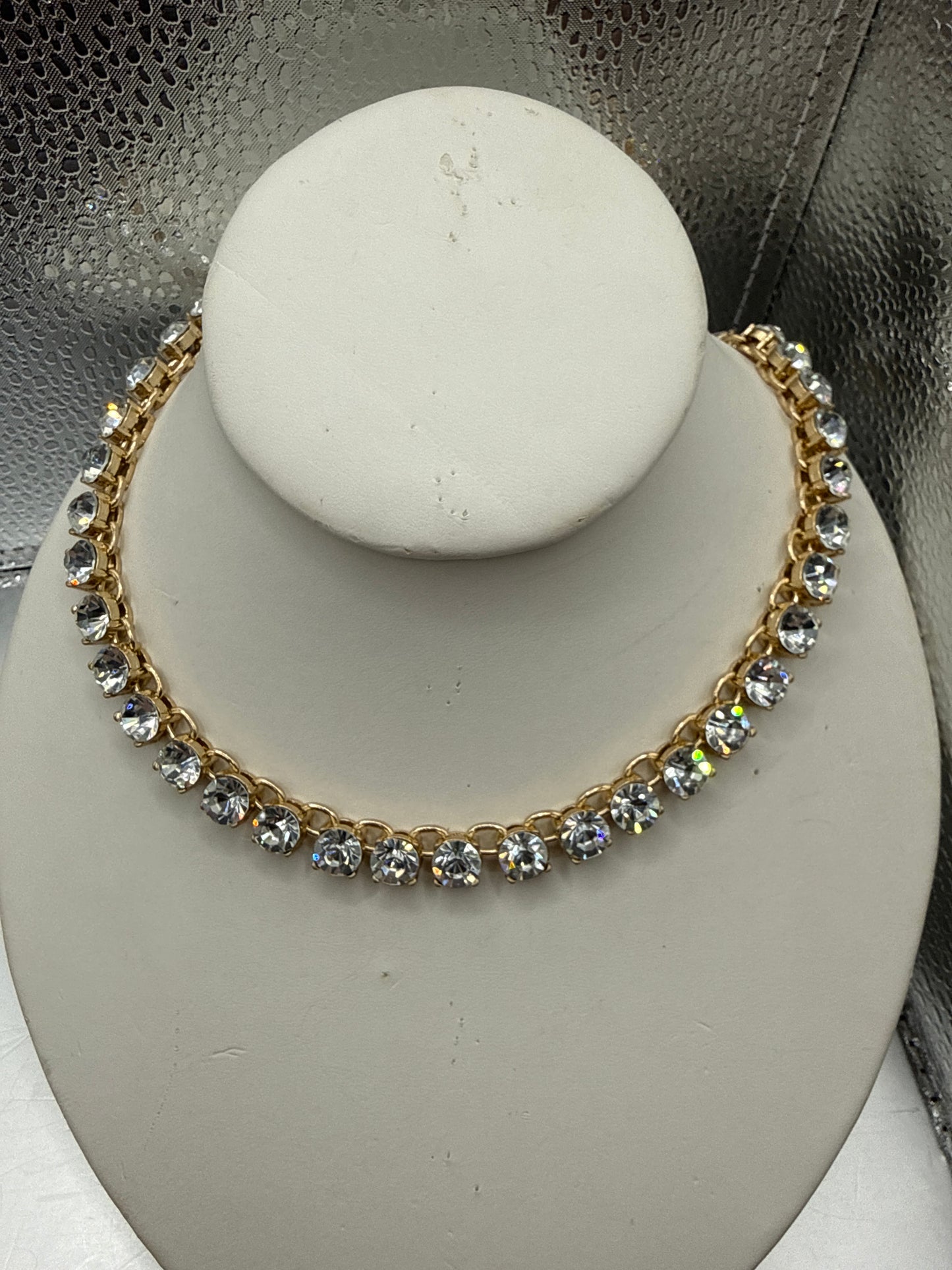Alice Crystal Collar Necklace