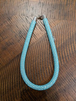 Alice from Dallas Stardust Tube Necklace in Turquoise