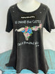 A rare bird  cattle tee