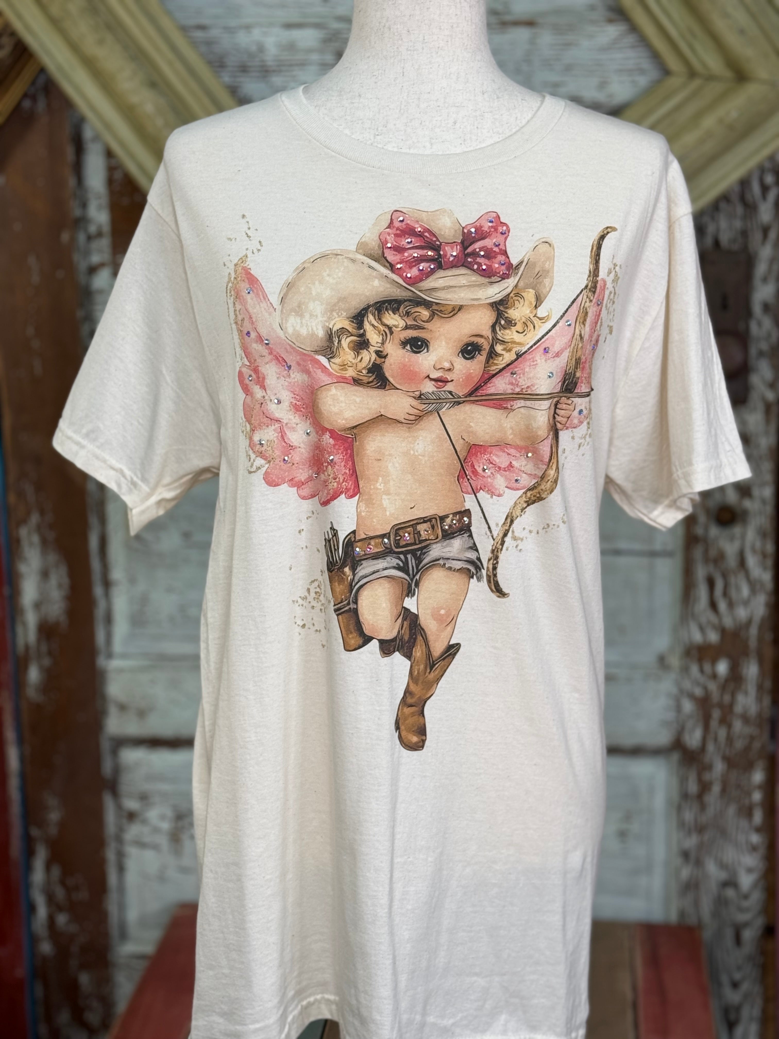 Baby Cowboy Cupid Graphic Tee