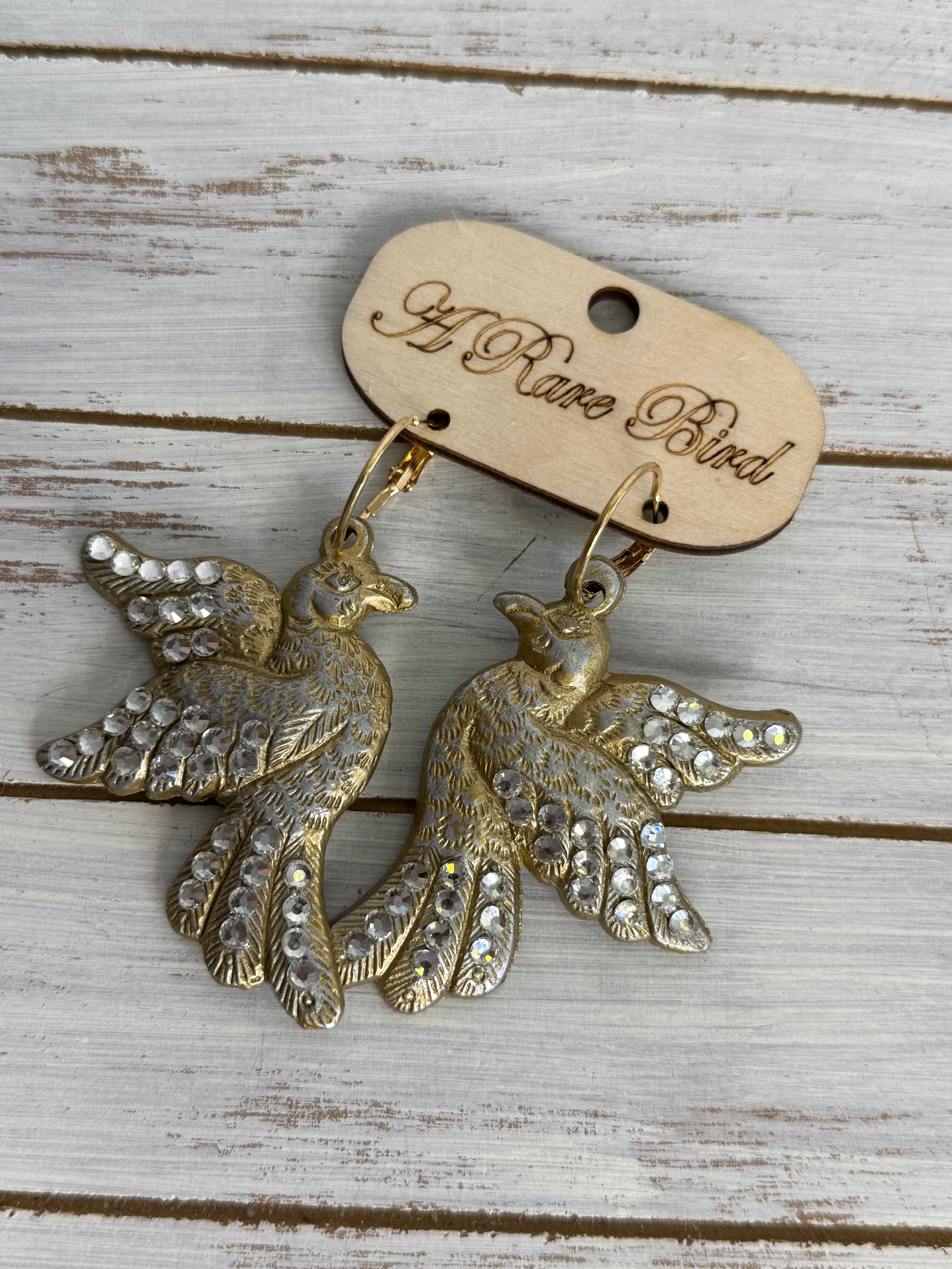A Rare Bird Dove Earrings