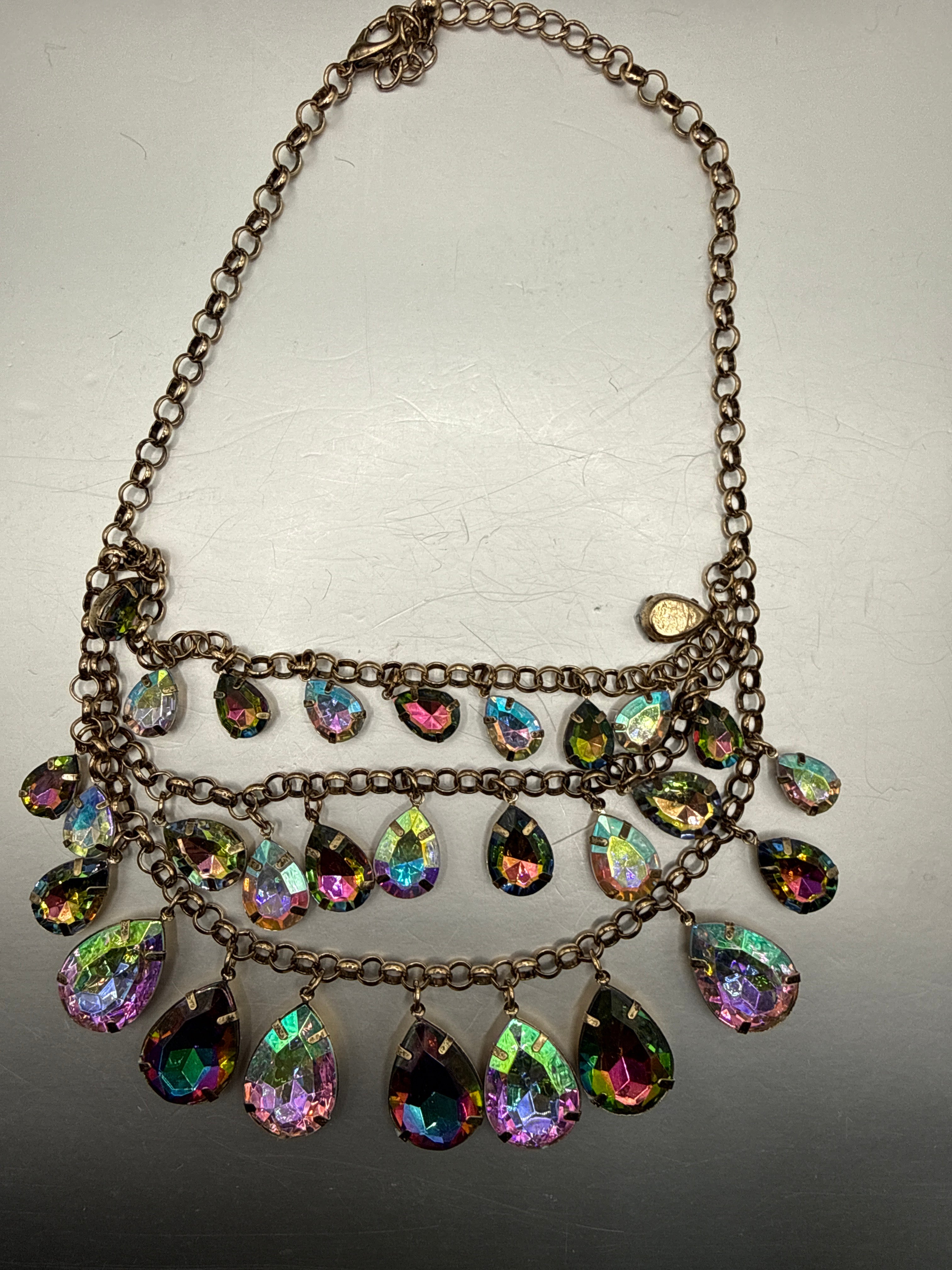 Alice TearDrop multi Strand Necklace