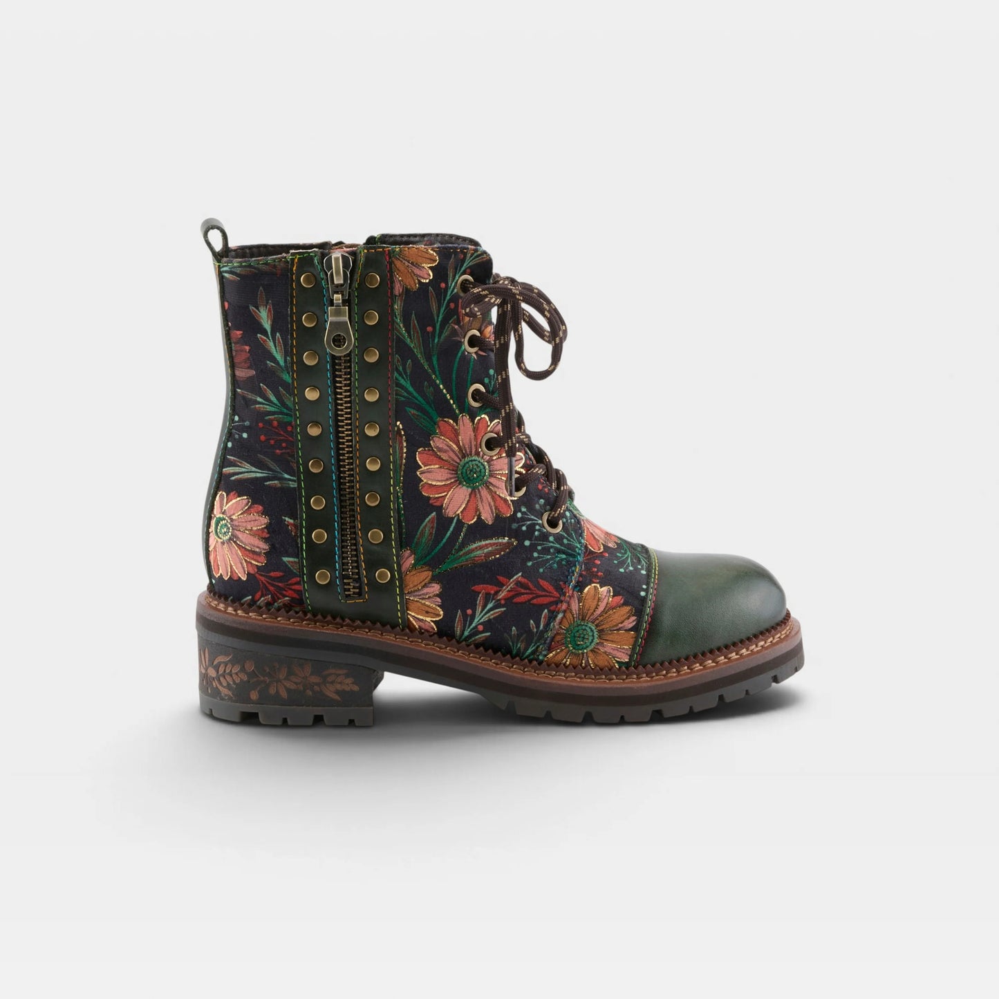 L'Artiste Cordea floral boot alternate side view
