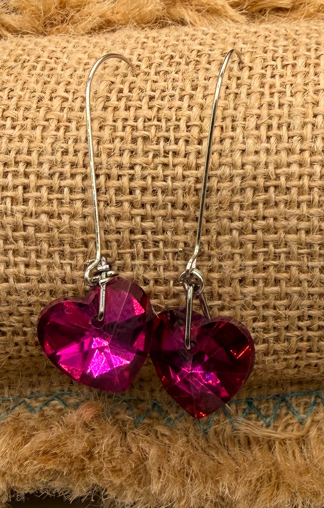 Lost and Found Heart Dangle Earrings