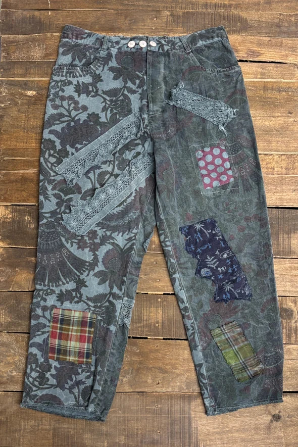 Jaded Gypsy Painted Clover Pants