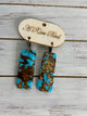 A Rare Bird Turq dangle Earrings