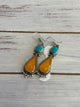 Cintrine and turq Dangle earrings