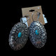 Accessories to go Turq Shield Earrings
