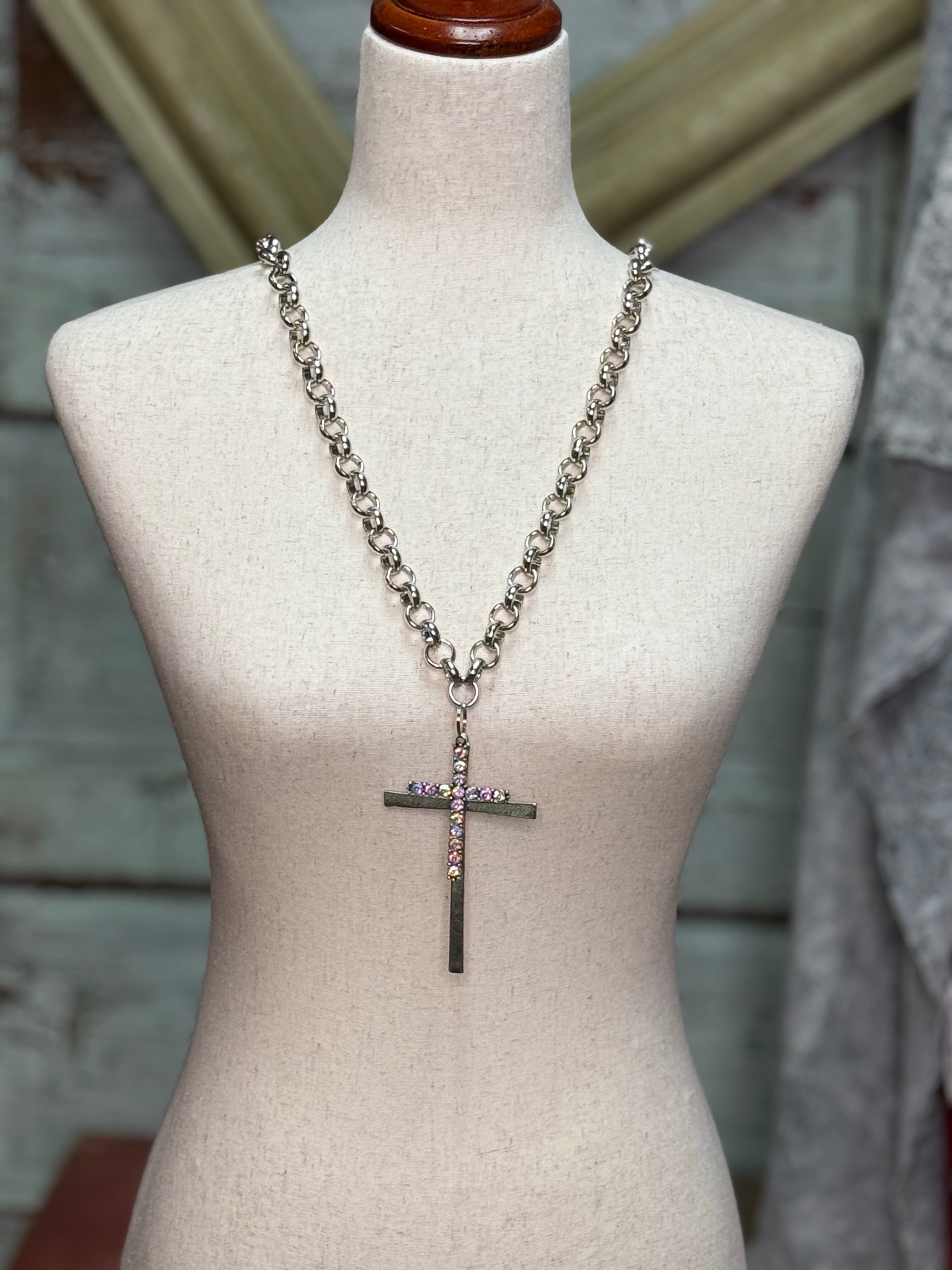 Double Cross necklace